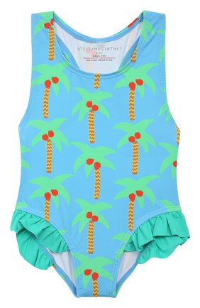 Детского слитный купальник STELLA MCCARTNEY бирюзового цвета по цене 4695 руб., арт. 602567/SQK66 | Фото 1 Детского слитный купальник STELLA MCCARTNEY бирюзового цвета, арт. 602567/SQK66 | Фото 1 (Материал внешний: Синтетический материал; Ростовка одежда: 9 мес | 74 см, 12 мес | 80 см, 18 мес | 86 см, 24 мес | 92 см)