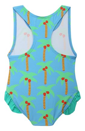 Детского слитный купальник STELLA MCCARTNEY бирюзового цвета по цене 4695 руб., арт. 602567/SQK66 | Фото 2 Детского слитный купальник STELLA MCCARTNEY бирюзового цвета, арт. 602567/SQK66 | Фото 2 (Материал внешний: Синтетический материал; Ростовка одежда: 9 мес | 74 см, 12 мес | 80 см, 18 мес | 86 см, 24 мес | 92 см)