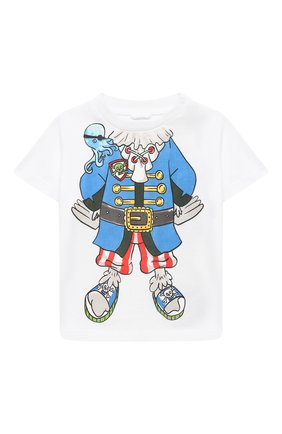 Детский хлопковая футболка STELLA MCCARTNEY белого цвета по цене 3455 руб., арт. 602270/SQJ69 | Фото 1 Детский хлопковая футболка STELLA MCCARTNEY белого цвета, арт. 602270/SQJ69 | Фото 1