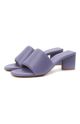 Женские кожаные мюли BOTTEGA VENETA сиреневого цвета по цене 54300 руб., арт. 651378/VBSL0 | Фото 1 Женские кожаные мюли BOTTEGA VENETA сиреневого цвета, арт. 651378/VBSL0 | Фото 1