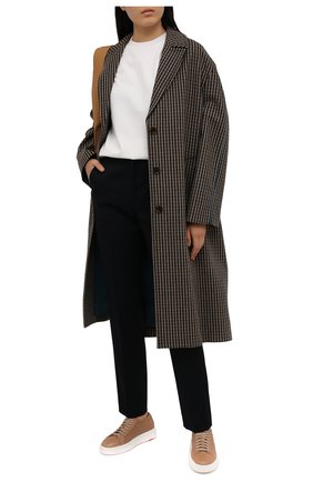 Женские кожаные кеды SANTONI светло-коричневого цвета по цене 32900 руб., арт. WBCD60791BARCDRKC40 | Фото 2 Женские кожаные кеды SANTONI светло-коричневого цвета, арт. WBCD60791BARCDRKC40 | Фото 2
