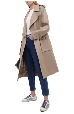 Женские кожаные кеды superstar GOLDEN GOOSE DELUXE BRAND серебряного цвета по цене 40950 руб., арт. GWF00104.F000284 | Фото 2 Женские кожаные кеды superstar GOLDEN GOOSE DELUXE BRAND серебряного цвета, арт. GWF00104.F000284 | Фото 2