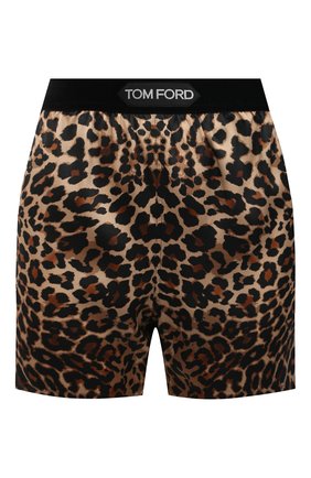 Женские шелковые шорты TOM FORD черного цвета по цене 30950 руб., арт. SH0018-FAP150 | Фото 1 Женские шелковые шорты TOM FORD черного цвета, арт. SH0018-FAP150 | Фото 1