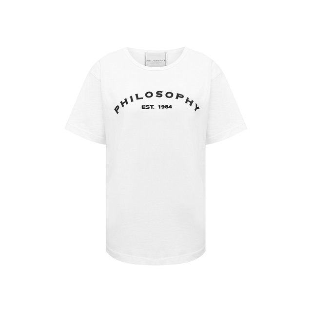 Хлопковая футболка Philosophy di Lorenzo Serafini
