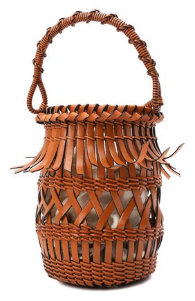 Женская сумка bucket fringes LOEWE светло-коричневого цвета по цене 193500 руб., арт. 340.80.W68 | Фото 3 Женская сумка bucket fringes LOEWE светло-коричневого цвета, арт. 340.80.W68 | Фото 3 (Сумки-технические: Сумки через плечо, Сумки top-handle; Материал: Натуральная кожа; Ремень/цепочка: На ремешке; Размер: small)