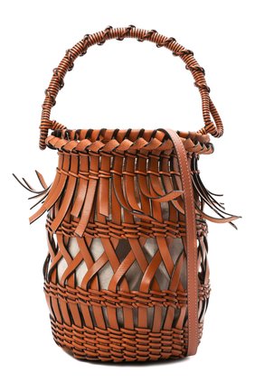 Женская сумка bucket fringes LOEWE светло-коричневого цвета по цене 193500 руб., арт. 340.80.W68 | Фото 6 Женская сумка bucket fringes LOEWE светло-коричневого цвета, арт. 340.80.W68 | Фото 6 (Сумки-технические: Сумки через плечо, Сумки top-handle; Материал: Натуральная кожа; Ремень/цепочка: На ремешке; Размер: small)
