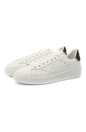 Мужские кожаные кеды pure star GOLDEN GOOSE DELUXE BRAND белого цвета по цене 37900 руб., арт. GMF00197.F001172 | Фото 1 Мужские кожаные кеды pure star GOLDEN GOOSE DELUXE BRAND белого цвета, арт. GMF00197.F001172 | Фото 1