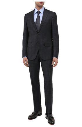Мужские кожаные монки SANTONI темно-серого цвета по цене 82350 руб., арт. MCCR11652MC1HNGWG60 | Фото 2 Мужские кожаные монки SANTONI темно-серого цвета, арт. MCCR11652MC1HNGWG60 | Фото 2 (Стили: Классический; Материал внутренний: Натуральная кожа; Материал внешний: Кожа)