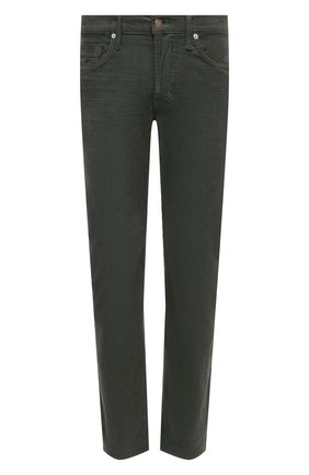Мужские хлопковые брюки TOM FORD хаки цвета по цене 75800 руб., арт. BWJ39/TFD002 | Фото 1 Мужские хлопковые брюки TOM FORD хаки цвета, арт. BWJ39/TFD002 | Фото 1