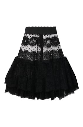 Женская юбка DOLCE & GABBANA черного цвета по цене 131500 руб., арт. J4040T/FLMJT | Фото 1 Женская юбка DOLCE & GABBANA черного цвета, арт. J4040T/FLMJT | Фото 1