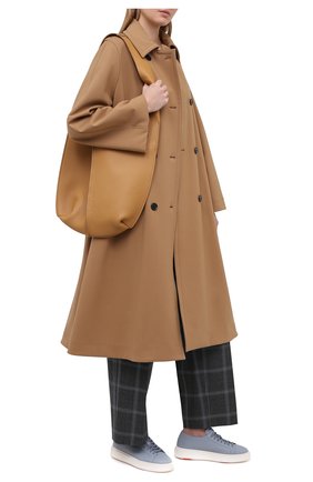 Женские кожаные кеды SANTONI голубого цвета по цене 34350 руб., арт. WBCD60780BARCMEYZ21 | Фото 2 Женские кожаные кеды SANTONI голубого цвета, арт. WBCD60780BARCMEYZ21 | Фото 2