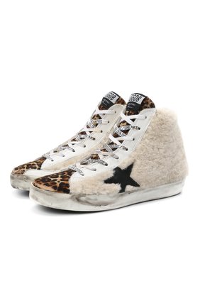 Женские комбинированные кеды francy GOLDEN GOOSE DELUXE BRAND бежевого цвета по цене 46950 руб., арт. GWF00113.F000469 | Фото 1 Женские комбинированные кеды francy GOLDEN GOOSE DELUXE BRAND бежевого цвета, арт. GWF00113.F000469 | Фото 1