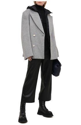Женский пуховый жилет MONCLER GENIUS черного цвета по цене 80900 руб., арт. G1-093-1A129-00-5396Q | Фото 2 Женский пуховый жилет MONCLER GENIUS черного цвета, арт. G1-093-1A129-00-5396Q | Фото 2