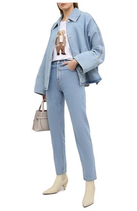 Женская хлопковая футболка RALPH LAUREN белого цвета по цене 51650 руб., арт. 293829127 | Фото 2 Женская хлопковая футболка RALPH LAUREN белого цвета, арт. 293829127 | Фото 2
