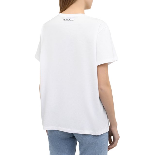 фото Хлопковая футболка ralph lauren