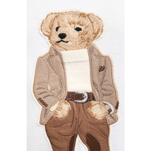 фото Хлопковая футболка ralph lauren