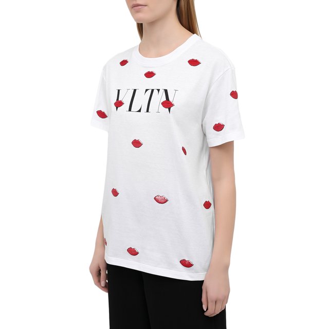 фото Хлопковая футболка valentino