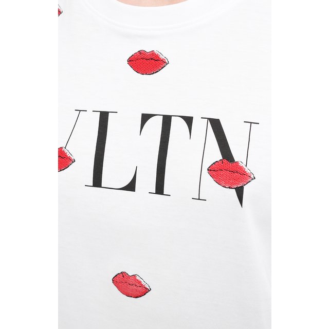 фото Хлопковая футболка valentino