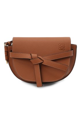 Женская сумка gate mini LOEWE коричневого цвета по цене 110500 руб., арт. A650N46X02 | Фото 1 Женская сумка gate mini LOEWE коричневого цвета, арт. A650N46X02 | Фото 1