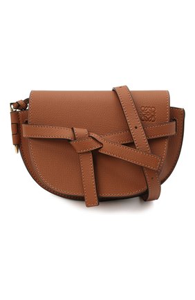 Женская сумка gate mini LOEWE коричневого цвета по цене 110500 руб., арт. A650N46X02 | Фото 5 Женская сумка gate mini LOEWE коричневого цвета, арт. A650N46X02 | Фото 5
