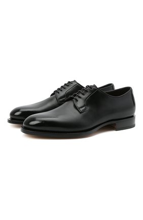 Мужские кожаные дерби SANTONI черного цвета по цене 69150 руб., арт. MCC013974PC4NFRKN01 | Фото 1 Мужские кожаные дерби SANTONI черного цвета, арт. MCC013974PC4NFRKN01 | Фото 1