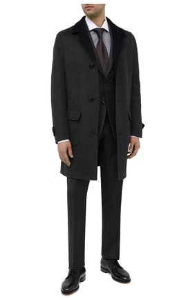 Мужские кожаные дерби SANTONI черного цвета по цене 69150 руб., арт. MCC013974PC4NFRKN01 | Фото 2 Мужские кожаные дерби SANTONI черного цвета, арт. MCC013974PC4NFRKN01 | Фото 2