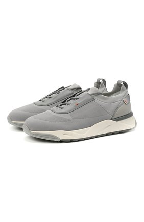 Мужские текстильные кроссовки SANTONI серого цвета по цене 38000 руб., арт. MBI021455BGTCNITG45 | Фото 1 Мужские текстильные кроссовки SANTONI серого цвета, арт. MBI021455BGTCNITG45 | Фото 1 (Стили: Спорт; Материал внутренний: Натуральная кожа; Подошва: Массивная; Материал внешний: Текстиль)