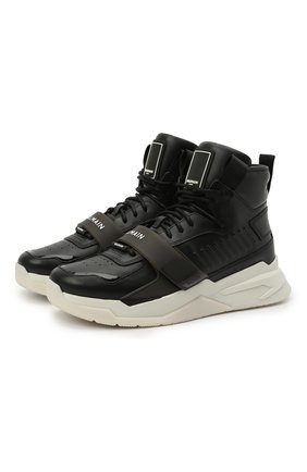 Мужские кожаные кроссовки b-ball BALMAIN черного цвета по цене 66300 руб., арт. VM1C230/LCTW | Фото 1 Мужские кожаные кроссовки b-ball BALMAIN черного цвета, арт. VM1C230/LCTW | Фото 1
