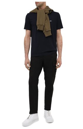 Мужские кожаные кеды STONE ISLAND белого цвета по цене 44450 руб., арт. 7415S0249 | Фото 2 Мужские кожаные кеды STONE ISLAND белого цвета, арт. 7415S0249 | Фото 2