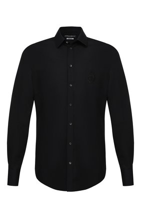 Мужская хлопковая рубашка DOLCE & GABBANA черного цвета по цене 41650 руб., арт. G5EJ1Z/GE011 | Фото 1 Мужская хлопковая рубашка DOLCE & GABBANA черного цвета, арт. G5EJ1Z/GE011 | Фото 1