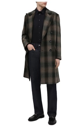 Мужская хлопковая рубашка DOLCE & GABBANA черного цвета по цене 41650 руб., арт. G5EJ1Z/GE011 | Фото 2 Мужская хлопковая рубашка DOLCE & GABBANA черного цвета, арт. G5EJ1Z/GE011 | Фото 2