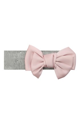 Детского повязка soft bow JUNEFEE серого цвета по цене 1560 руб., арт. 6457 | Фото 1 Детского повязка soft bow JUNEFEE серого цвета, арт. 6457 | Фото 1