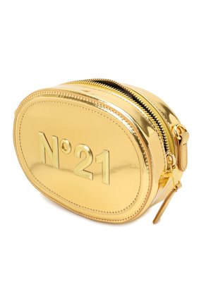 Детская сумка N21 золотого цвета по цене 12100 руб., арт. N21107/N0141/N21W10F | Фото 3 Детская сумка N21 золотого цвета, арт. N21107/N0141/N21W10F | Фото 3