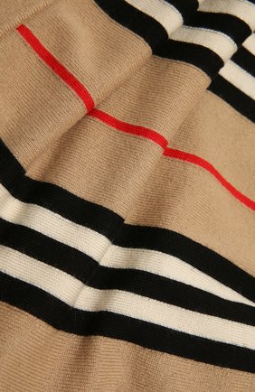 Детского одеяло из кашемира и шерсти BURBERRY бежевого цвета, арт. 8036625 | Фото 2 (Материал: Шерсть, Кашемир, Текстиль; Региональные ограничения белый список (Axapta Mercury): RU)