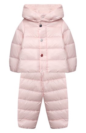 Детский комплект из куртки и брюк MONCLER светло-розового цвета, арт. G1-951-1F510-00-53048 | Фото 1 (Региональные ограничения белый список (Axapta Mercury): RU)