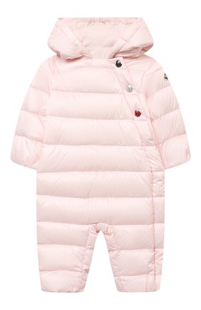 Детский пуховый комбинезон MONCLER светло-розового цвета по цене 47950 руб., арт. G1-951-1G516-00-53048/3-12M | Фото 1 Детский пуховый комбинезон MONCLER светло-розового цвета, арт. G1-951-1G516-00-53048/3-12M | Фото 1 (Рукава: Длинные; Материал внешний: Синтетический материал; Региональные ограничения белый список (Axapta Mercury): RU; Материал утеплителя: Пух и перо; Материал подклада: Хлопок)