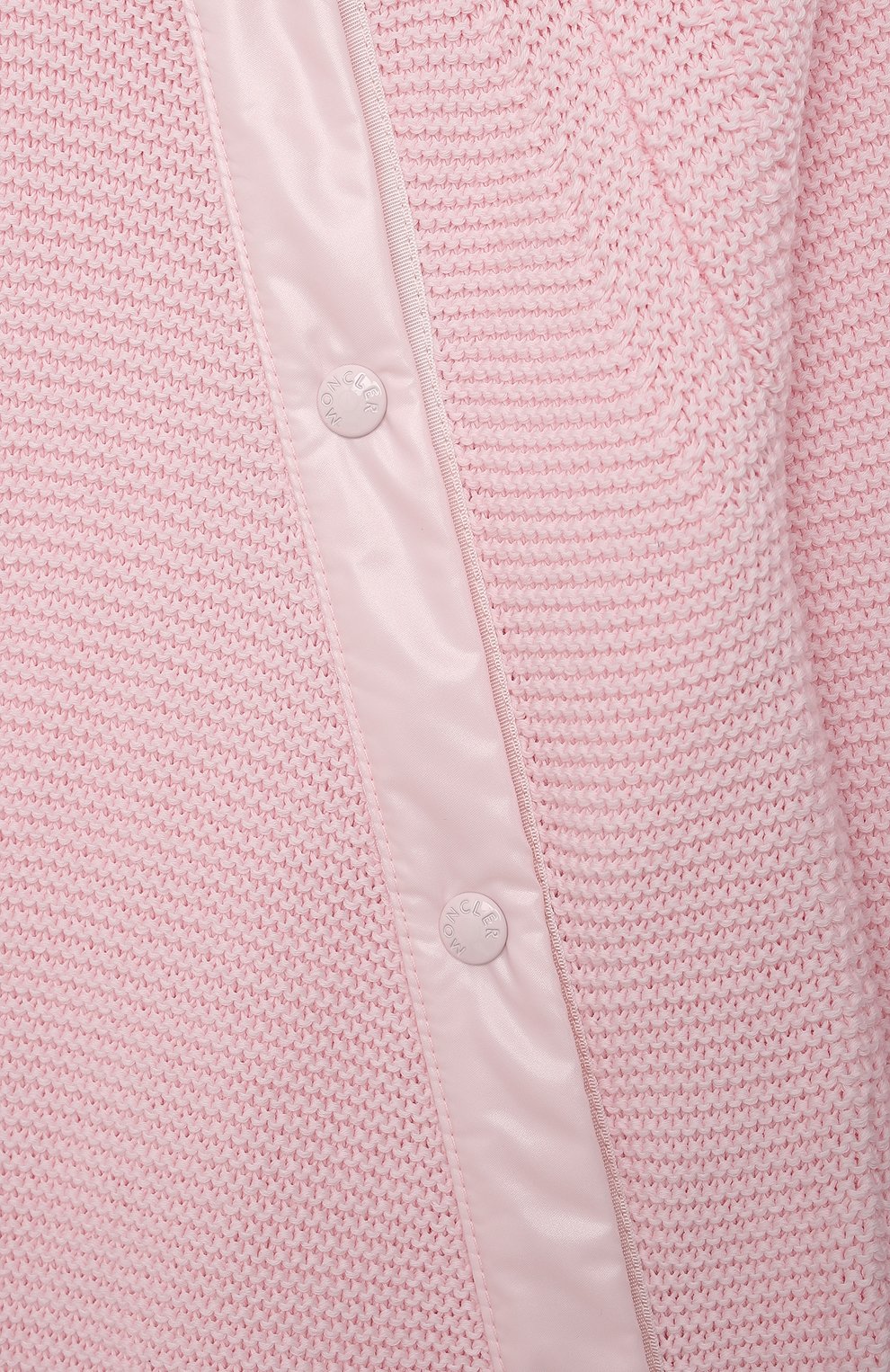 Детский хлопковый комбинезон MONCLER светло-розового цвета, арт. G1-951-9M700-00-V9150 | Фото 3 (Региональные ограничения белый список (Axapta Mercury): RU)