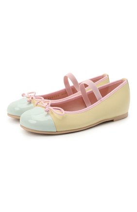 Детские кожаные балетки PRETTY BALLERINAS желтого цвета по цене 13900 руб., арт. 48.407-R/SHADE/C0T0N | Фото 1 Детские кожаные балетки PRETTY BALLERINAS желтого цвета, арт. 48.407-R/SHADE/C0T0N | Фото 1 (Материал внутренний: Натуральная кожа; Материал внешний: Кожа; Региональные ограничения белый список (Axapta Mercury): RU)