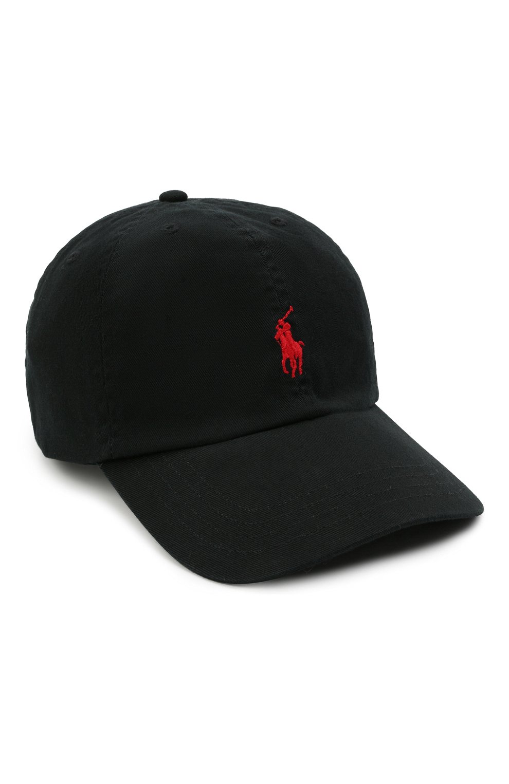 Детская хлопковая бейсболка POLO RALPH LAUREN черного цвета, арт. 323552489 | Фото 1 (Материал: Текстиль, Хлопок; Региональные ограничения белый список (Axapta Mercury): RU)