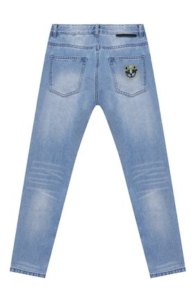 Детские джинсы STELLA MCCARTNEY синего цвета по цене 7345 руб., арт. 602320/SQK17 | Фото 2 Детские джинсы STELLA MCCARTNEY синего цвета, арт. 602320/SQK17 | Фото 2