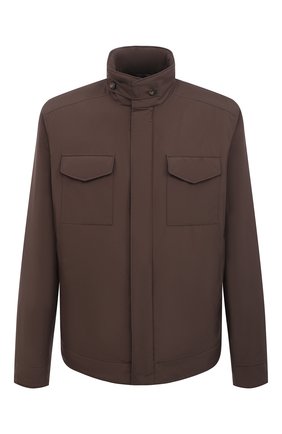 Мужская куртка с меховой подкладкой LORO PIANA коричневого цвета по цене 768000 руб., арт. FAL5145 | Фото 1 Мужская куртка с меховой подкладкой LORO PIANA коричневого цвета, арт. FAL5145 | Фото 1 (Стили: Кэжуэл; Рукава: Длинные; Материал внешний: Синтетический материал; Кросс-КТ: Куртка; Материал утеплителя: Натуральный мех; Мужское Кросс-КТ: утепленные куртки; Длина (верхняя одежда): Короткие)