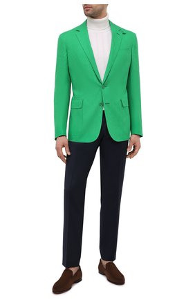 Мужской льняной пиджак RALPH LAUREN зеленого цвета по цене 197500 руб., арт. 798829735 | Фото 2 Мужской льняной пиджак RALPH LAUREN зеленого цвета, арт. 798829735 | Фото 2