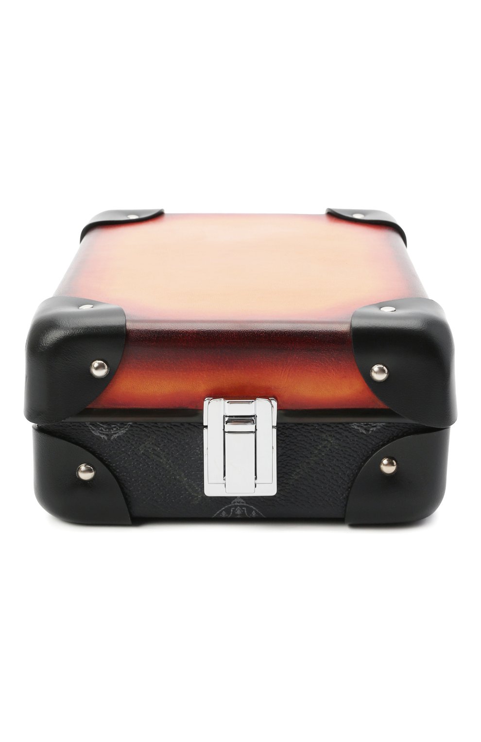 Мужская сумка BERLUTI оранжевого цвета, арт. M222257 | Фото 6 (Материал: Растительное волокно, Текстиль; Размер: mini; Ремень/цепочка: На ремешке)