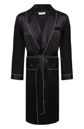 Мужской шелковый халат ZIMMERLI темно-серого цвета по цене 39700 руб., арт. 6000-75131 | Фото 1 Мужской шелковый халат ZIMMERLI темно-серого цвета, арт. 6000-75131 | Фото 1 (Рукава: Длинные; Материал внешний: Шелк; Кросс-КТ: домашняя одежда; Длина (верхняя одежда): Длинные)