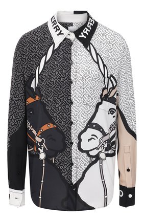 Женская шелковая рубашка BURBERRY разноцветного цвета по цене 91800 руб., арт. 8037477 | Фото 1 Женская шелковая рубашка BURBERRY разноцветного цвета, арт. 8037477 | Фото 1