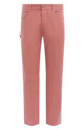 Мужские хлопковые брюки JW ANDERSON розового цвета по цене 43900 руб., арт. TR0118 PG0110 | Фото 1 Мужские хлопковые брюки JW ANDERSON розового цвета, арт. TR0118 PG0110 | Фото 1