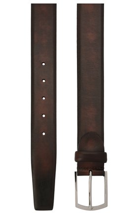 Мужской кожаный ремень BARRETT коричневого цвета, арт. 31B336.44/C0RSAR0 | Фото 2 (Стили: Классический; Случай: Формальный; Материал: Натуральная кожа)
