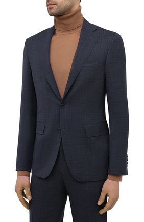 Мужской шерстяной костюм CANALI темно-синего цвета по цене 165000 руб., арт. 25280/50/AR03173 | Фото 2 Мужской шерстяной костюм CANALI темно-синего цвета, арт. 25280/50/AR03173 | Фото 2