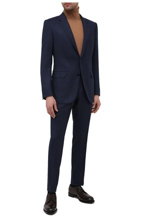 Мужские кожаные дерби firenze ZEGNA COUTURE темно-коричневого цвета по цене 71950 руб., арт. A4418X-LHBEP | Фото 2 Мужские кожаные дерби firenze ZEGNA COUTURE темно-коричневого цвета, арт. A4418X-LHBEP | Фото 2