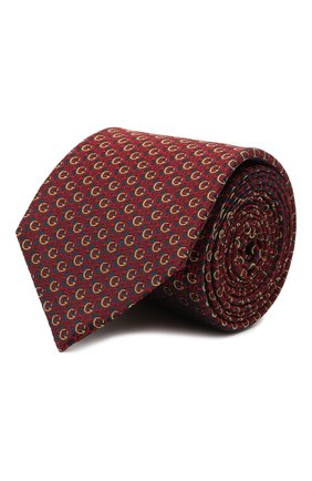 Мужской шелковый галстук GUCCI бордового цвета по цене 17500 руб., арт. 643994/4E002 | Фото 1 Мужской шелковый галстук GUCCI бордового цвета, арт. 643994/4E002 | Фото 1